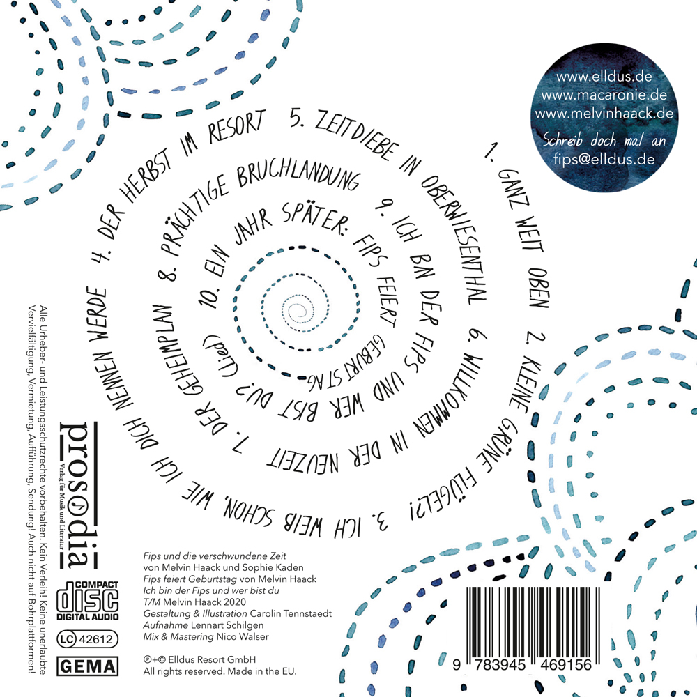 Fips und die verschwundene Zeit – CD – Bild 2